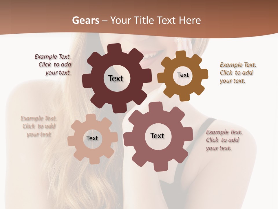 Smile Hand Person PowerPoint Template