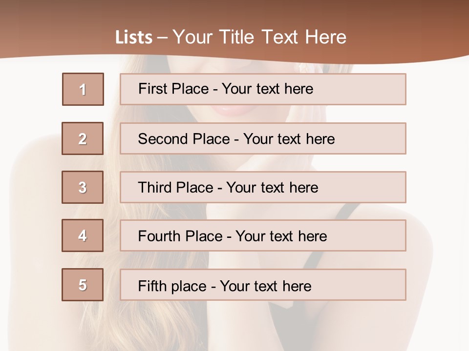 Smile Hand Person PowerPoint Template