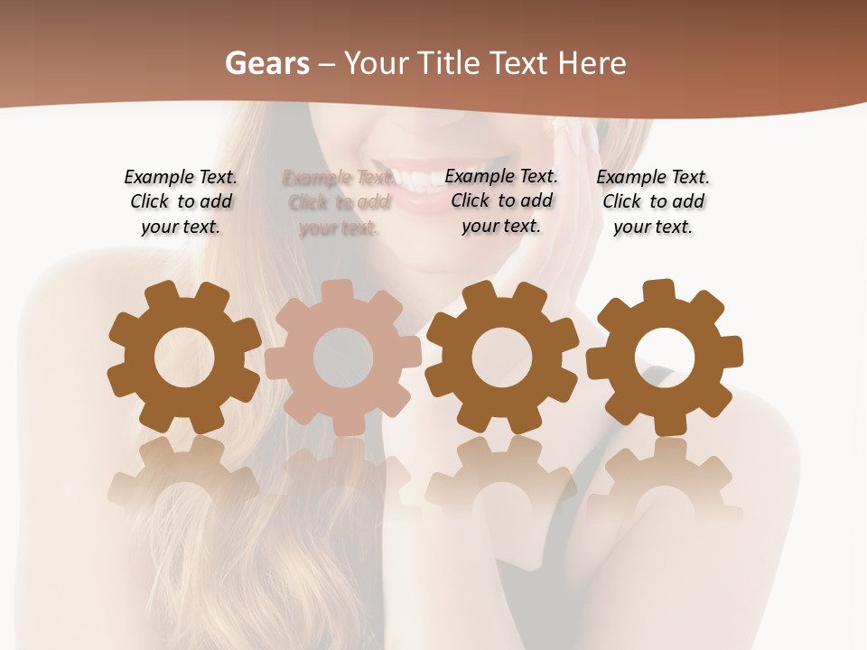 Smile Hand Person PowerPoint Template