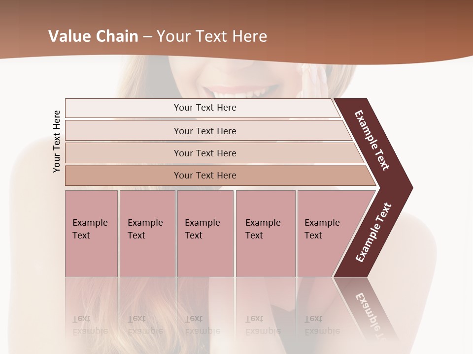 Smile Hand Person PowerPoint Template