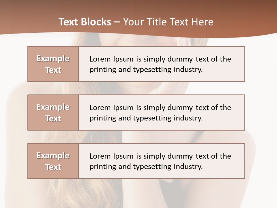 Smile Hand Person PowerPoint Template