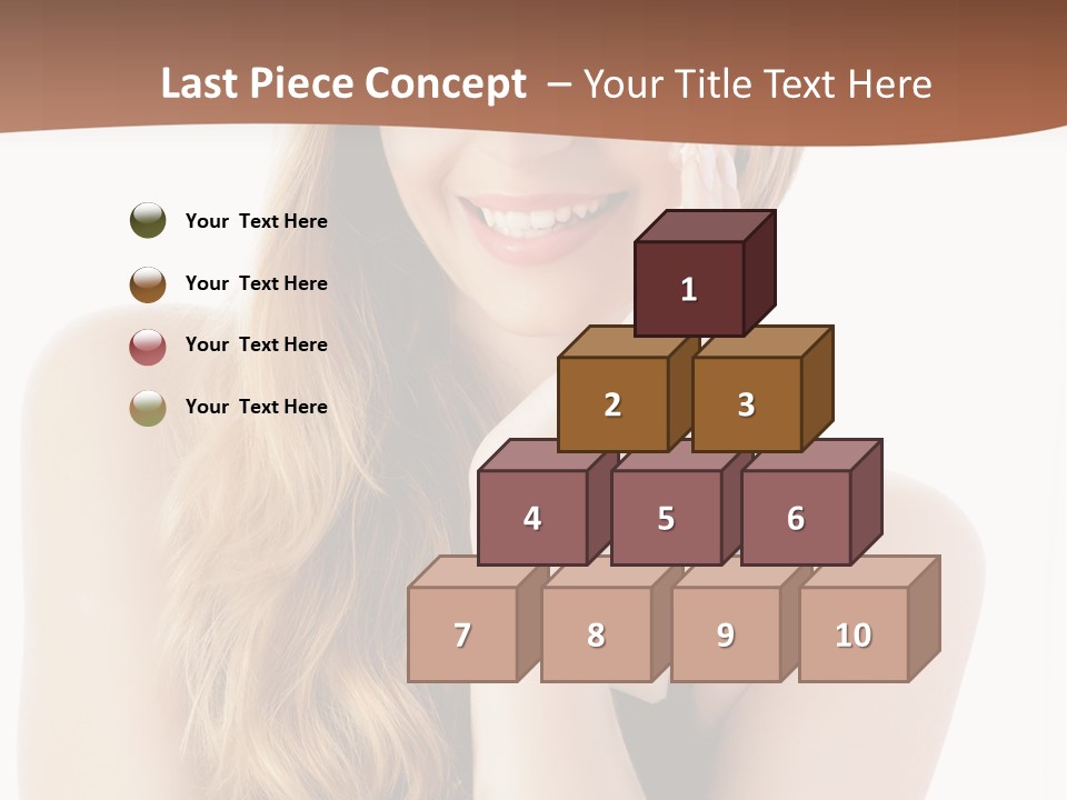 Smile Hand Person PowerPoint Template