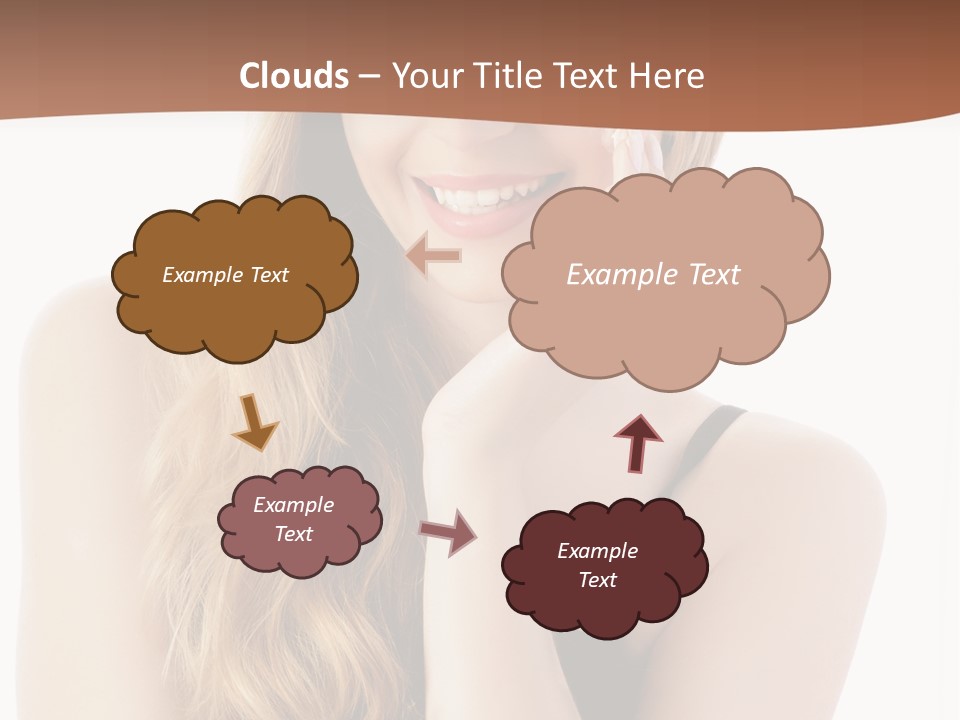 Smile Hand Person PowerPoint Template