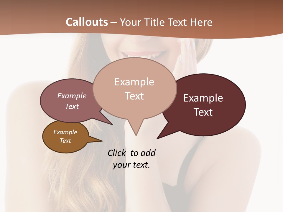 Smile Hand Person PowerPoint Template