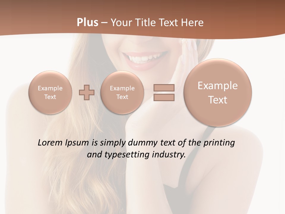 Smile Hand Person PowerPoint Template