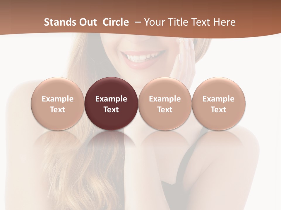 Smile Hand Person PowerPoint Template