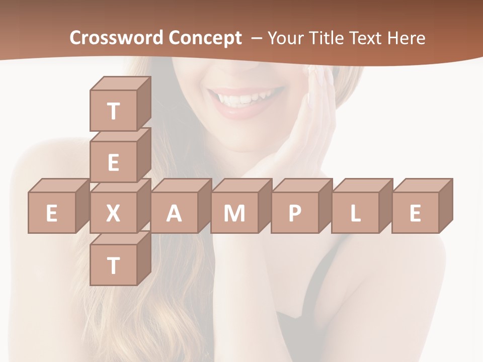 Smile Hand Person PowerPoint Template