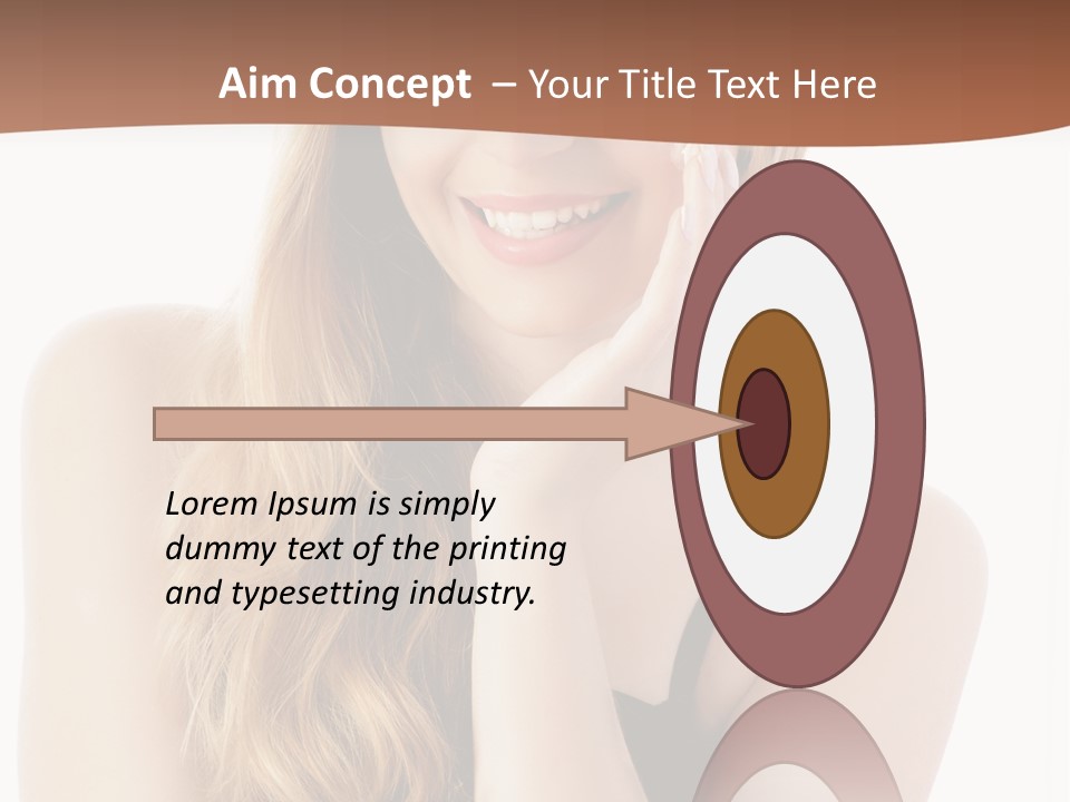 Smile Hand Person PowerPoint Template