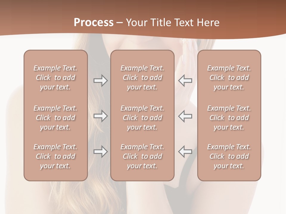 Smile Hand Person PowerPoint Template