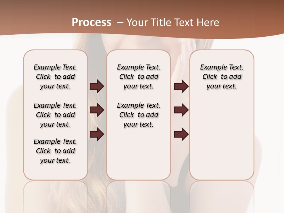 Smile Hand Person PowerPoint Template