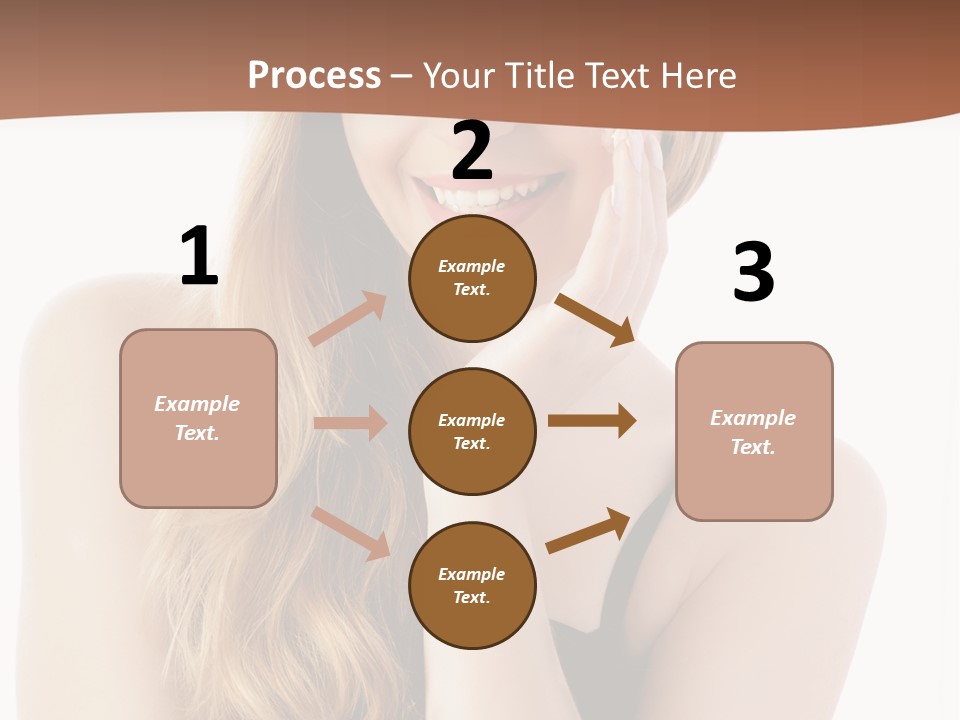 Smile Hand Person PowerPoint Template