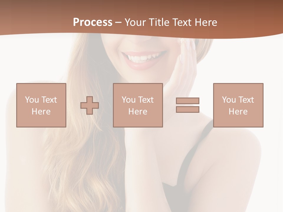 Smile Hand Person PowerPoint Template