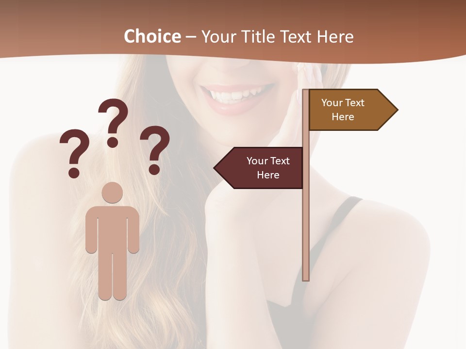 Smile Hand Person PowerPoint Template