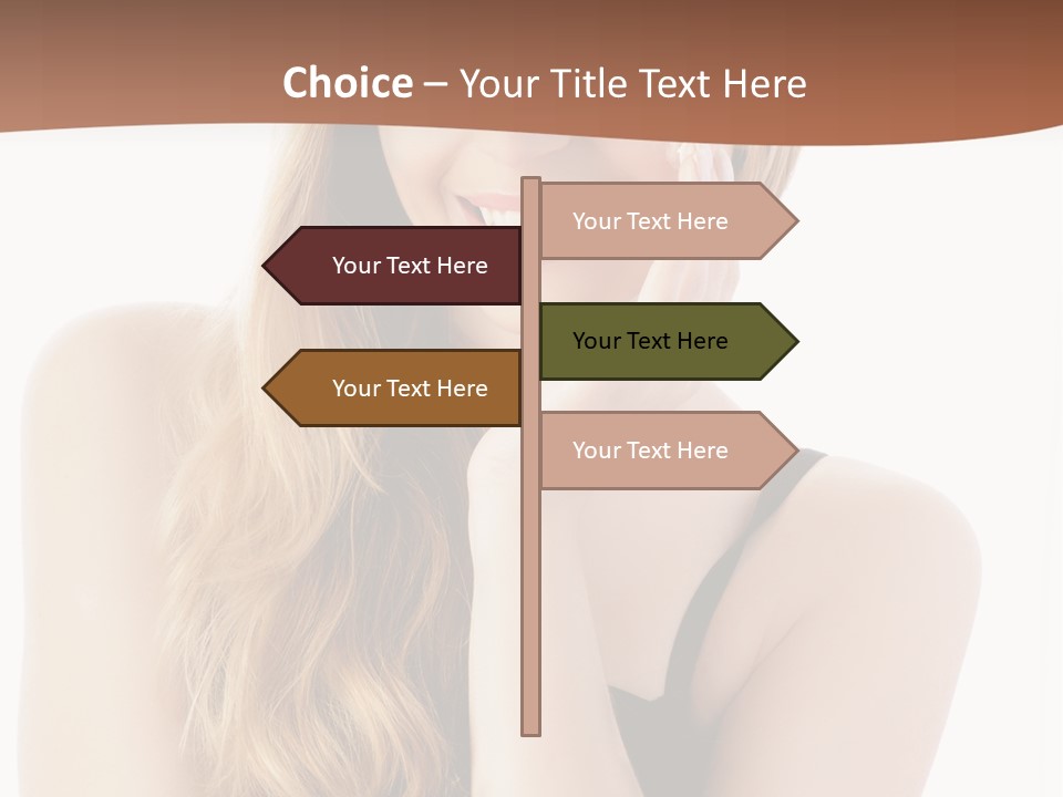 Smile Hand Person PowerPoint Template