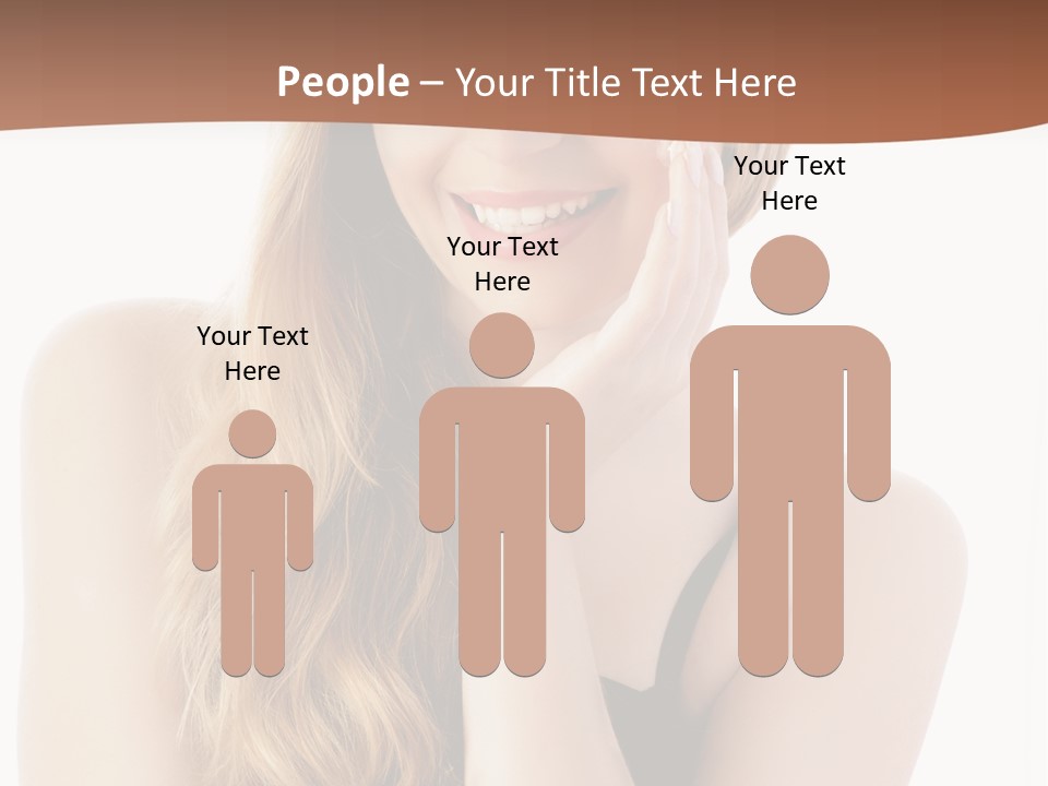Smile Hand Person PowerPoint Template