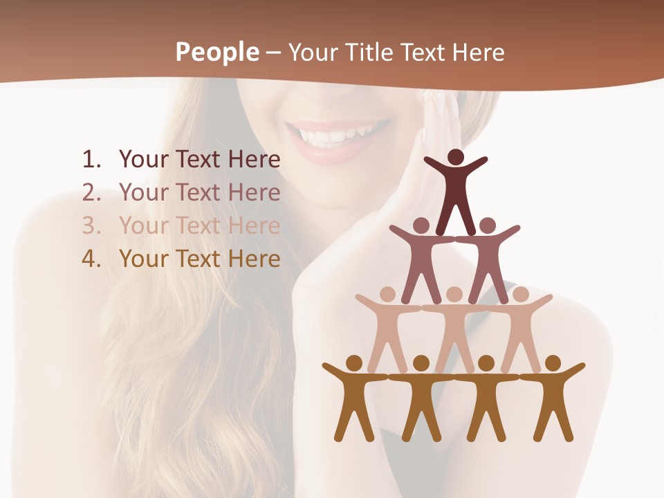 Smile Hand Person PowerPoint Template