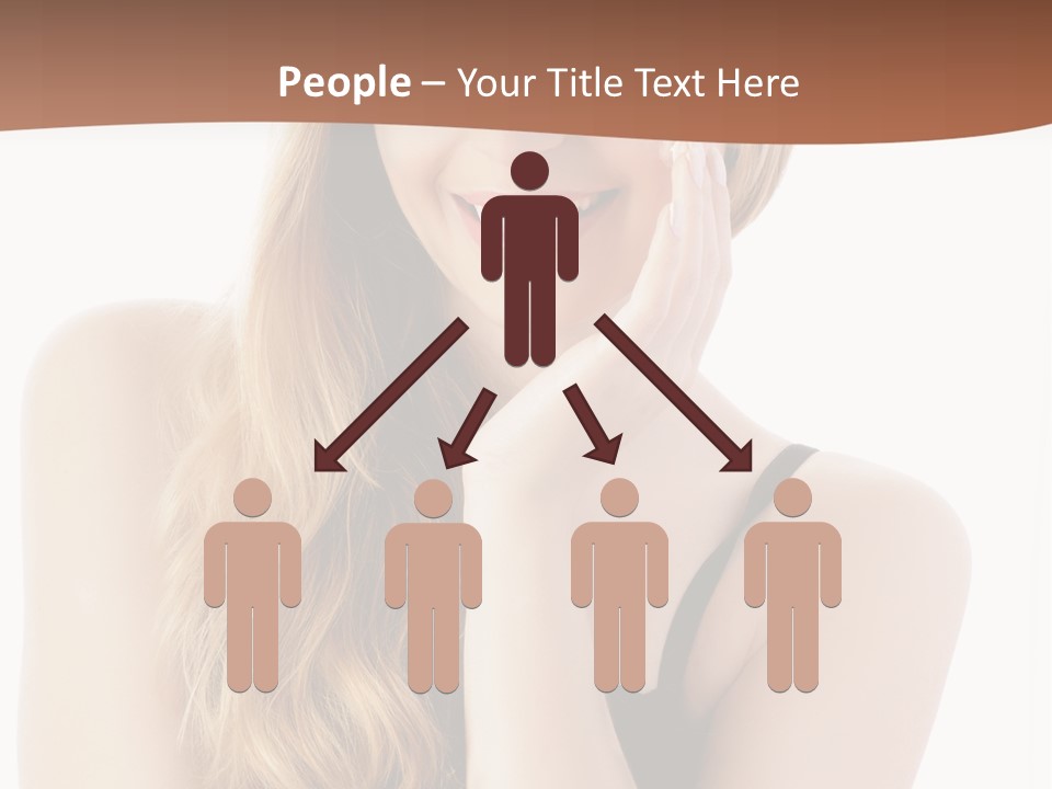Smile Hand Person PowerPoint Template