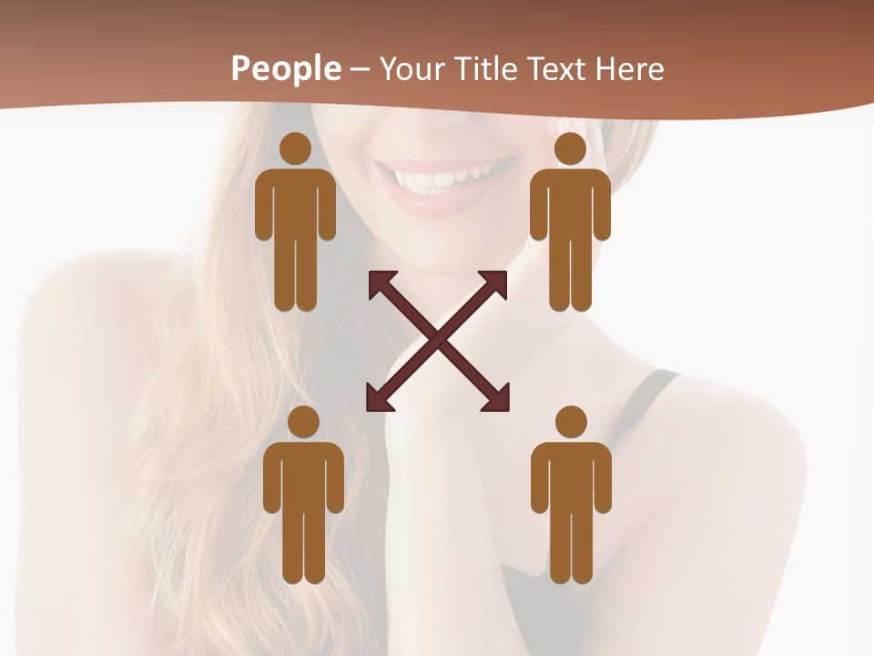 Smile Hand Person PowerPoint Template