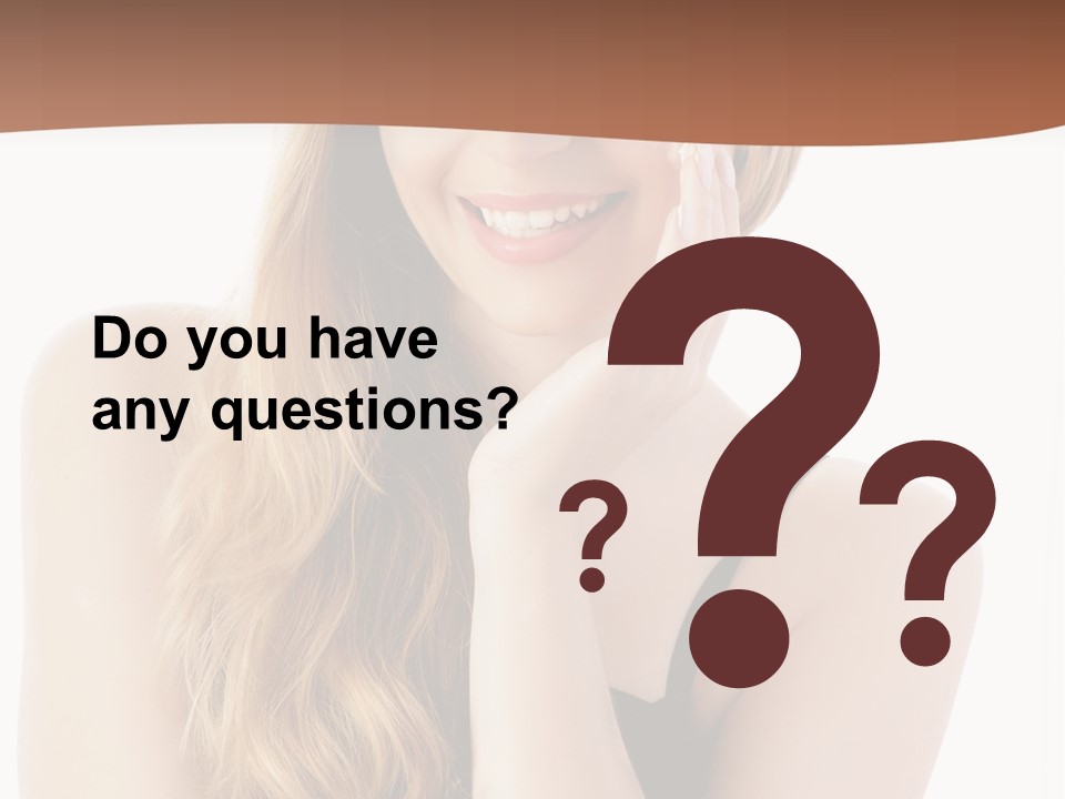 Smile Hand Person PowerPoint Template