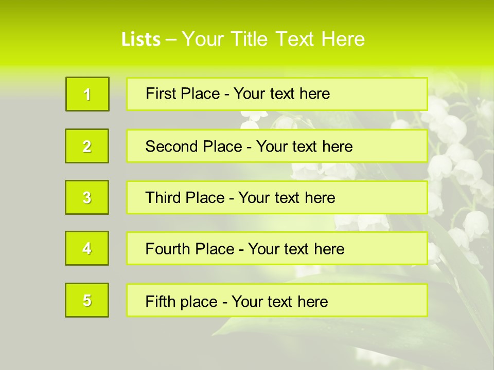 Plant White Green PowerPoint Template
