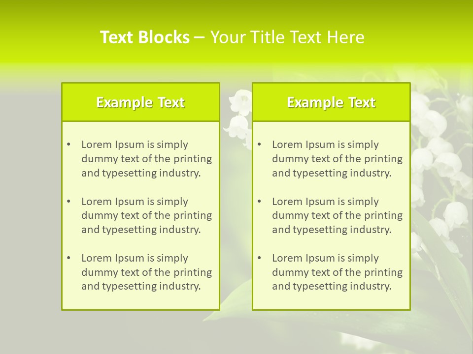 Plant White Green PowerPoint Template