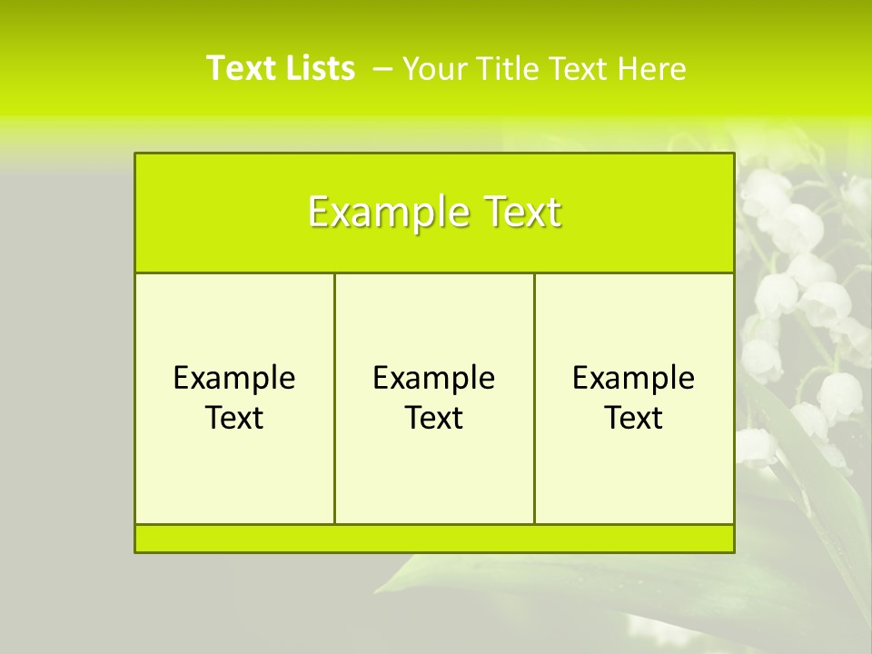 Plant White Green PowerPoint Template