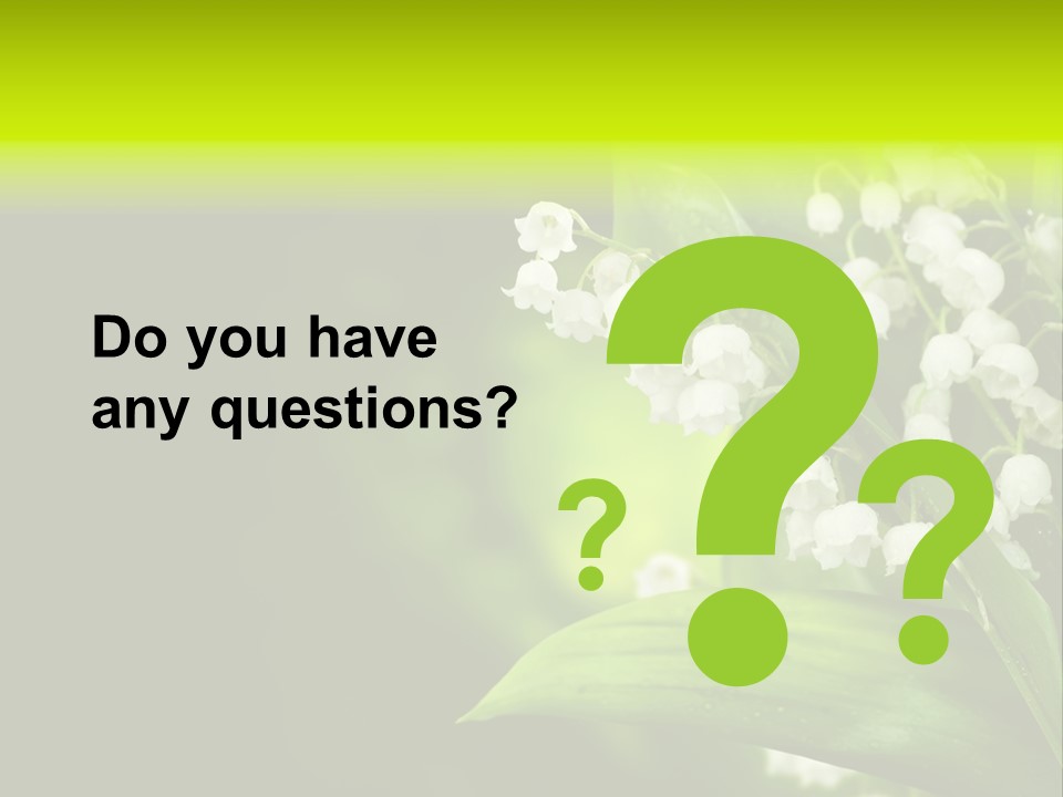 Plant White Green PowerPoint Template