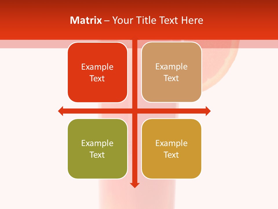 Food Sunrise Liquid PowerPoint Template