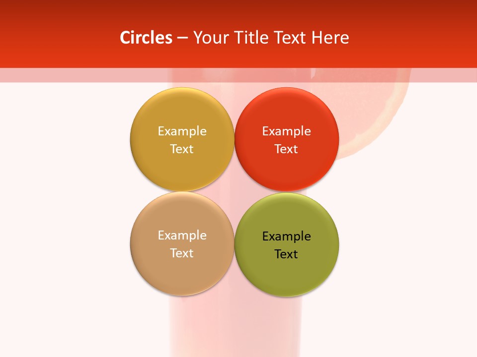 Food Sunrise Liquid PowerPoint Template