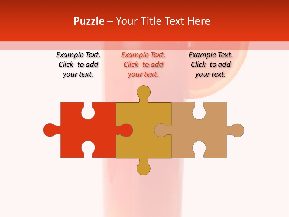 Food Sunrise Liquid PowerPoint Template