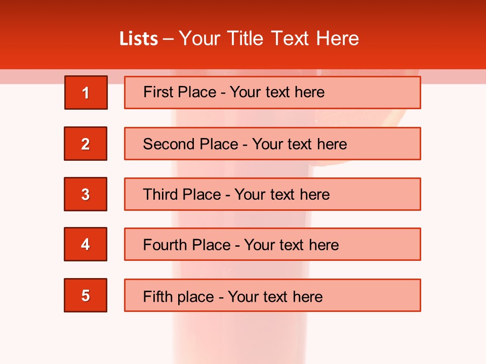 Food Sunrise Liquid PowerPoint Template
