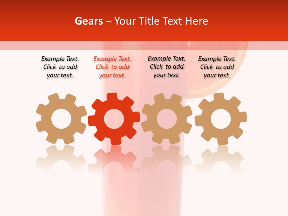 Food Sunrise Liquid PowerPoint Template