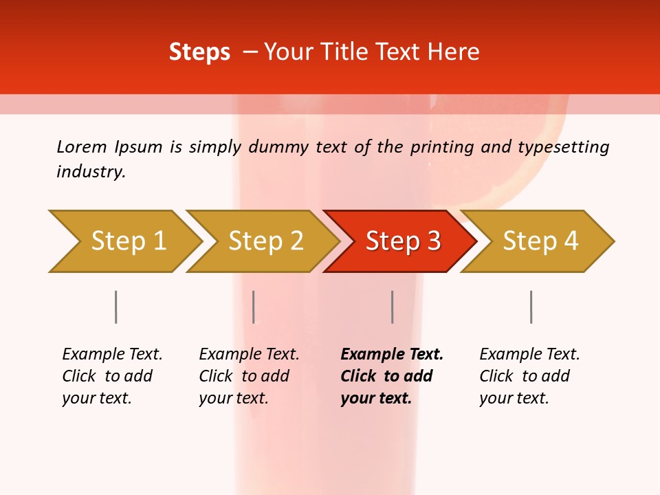 Food Sunrise Liquid PowerPoint Template