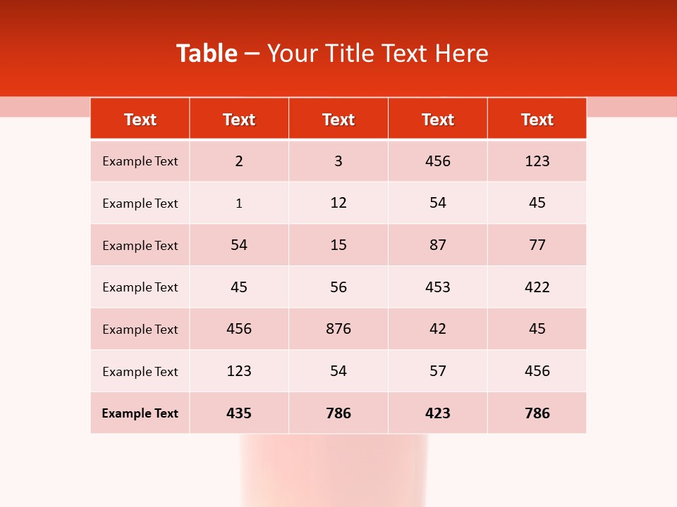 Food Sunrise Liquid PowerPoint Template