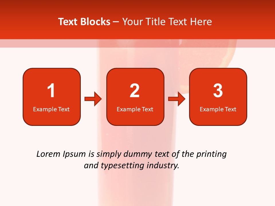 Food Sunrise Liquid PowerPoint Template