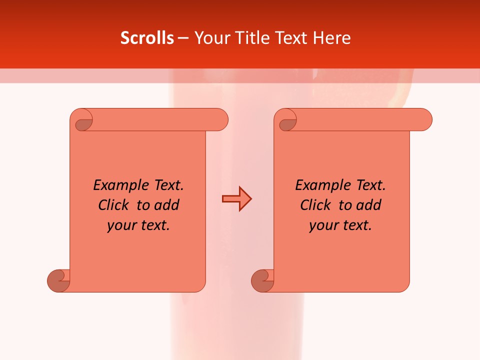 Food Sunrise Liquid PowerPoint Template