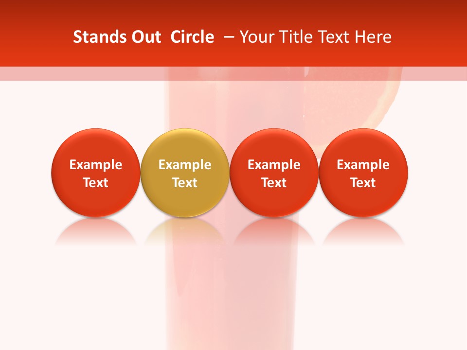 Food Sunrise Liquid PowerPoint Template