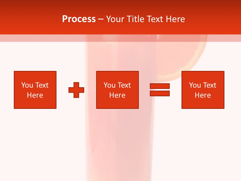 Food Sunrise Liquid PowerPoint Template
