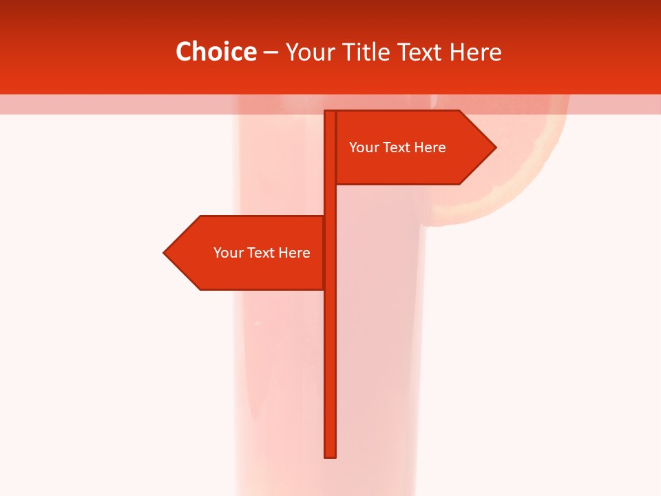 Food Sunrise Liquid PowerPoint Template