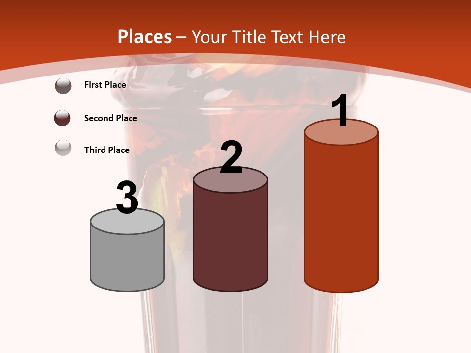 Transparent Spray Reflected PowerPoint Template