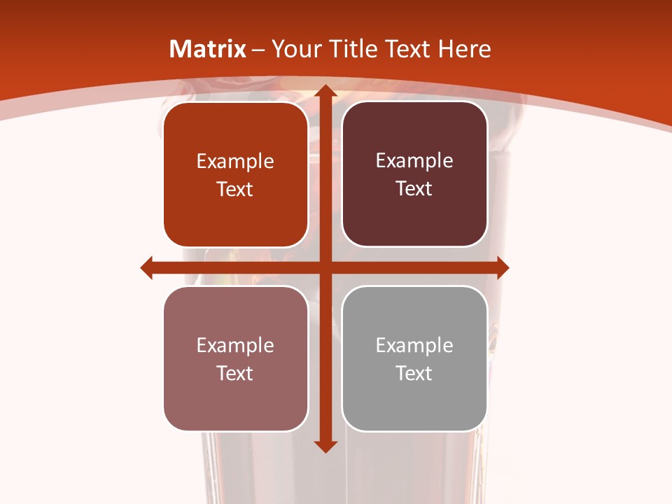 Transparent Spray Reflected PowerPoint Template