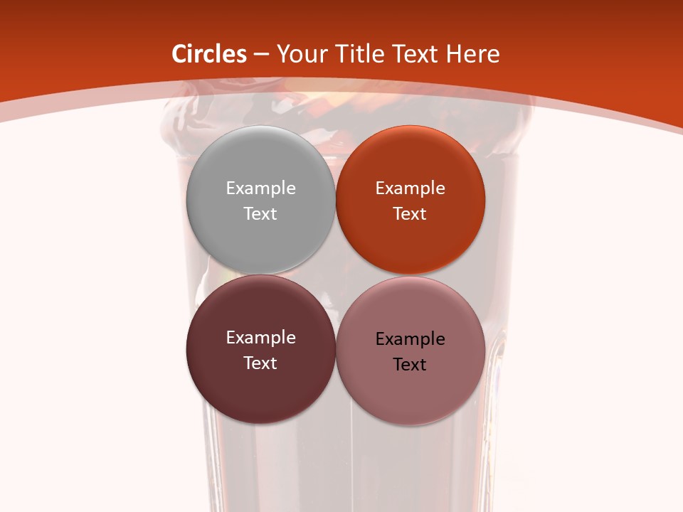 Transparent Spray Reflected PowerPoint Template