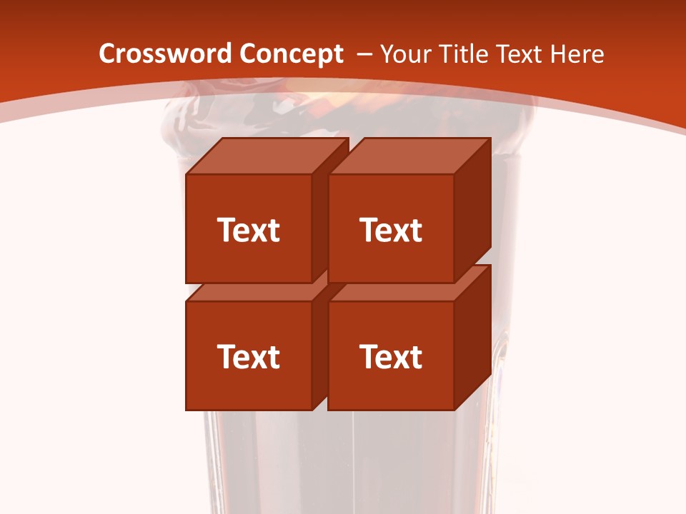 Transparent Spray Reflected PowerPoint Template