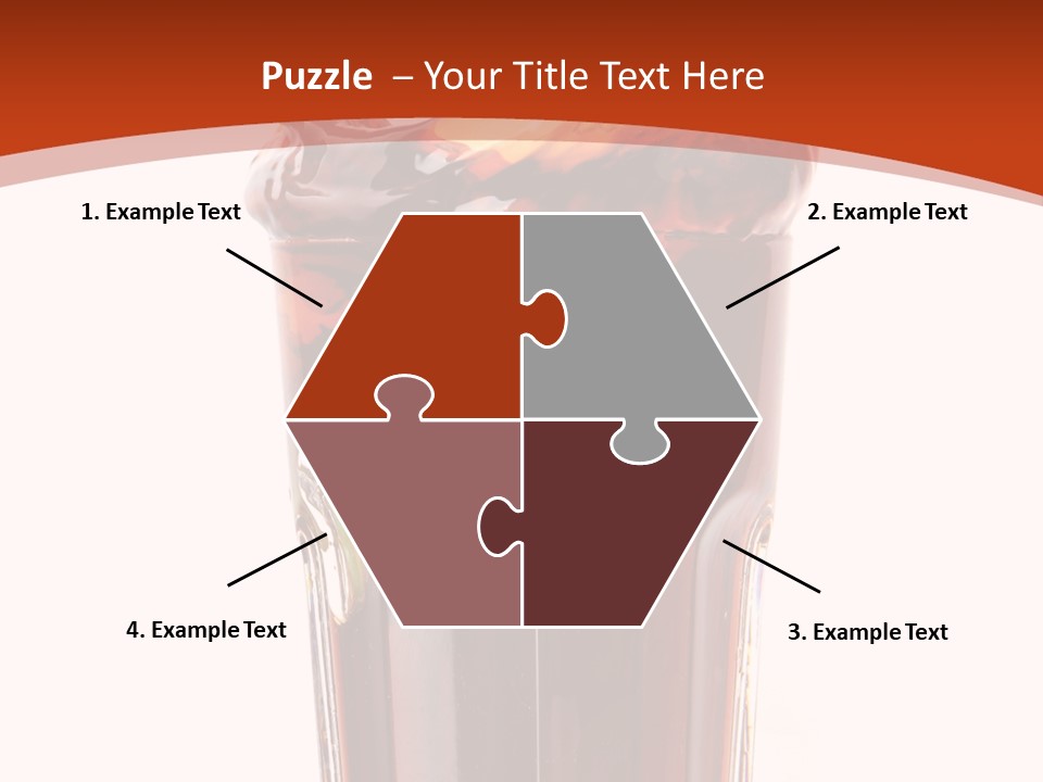 Transparent Spray Reflected PowerPoint Template