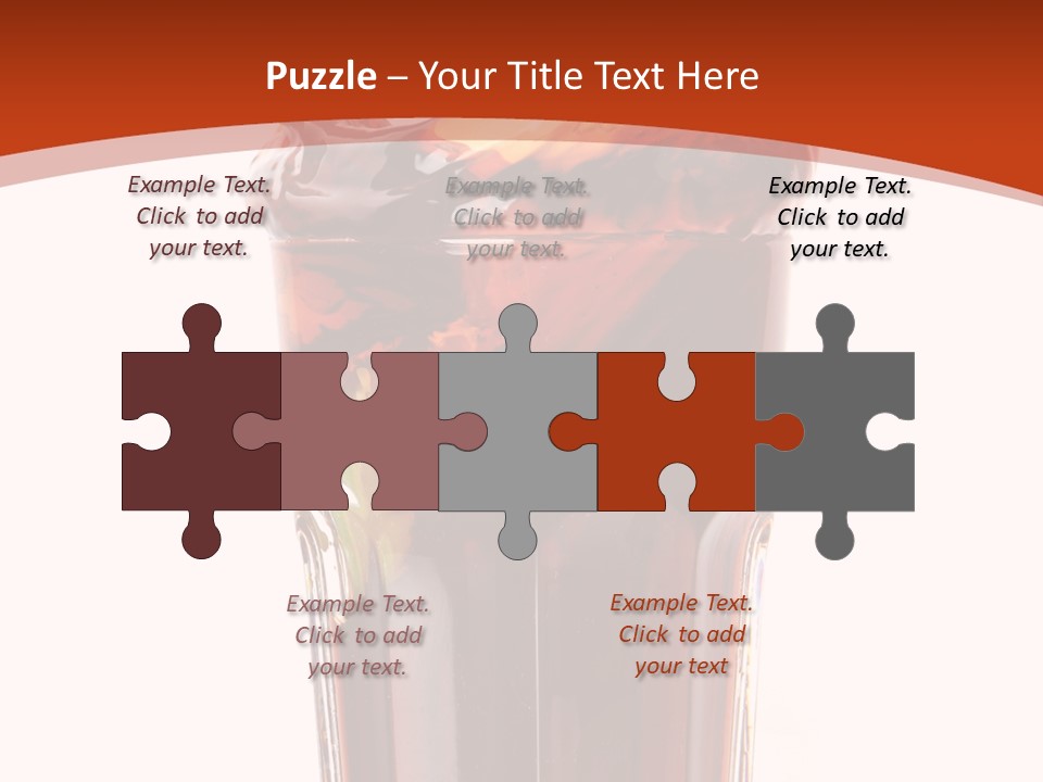 Transparent Spray Reflected PowerPoint Template