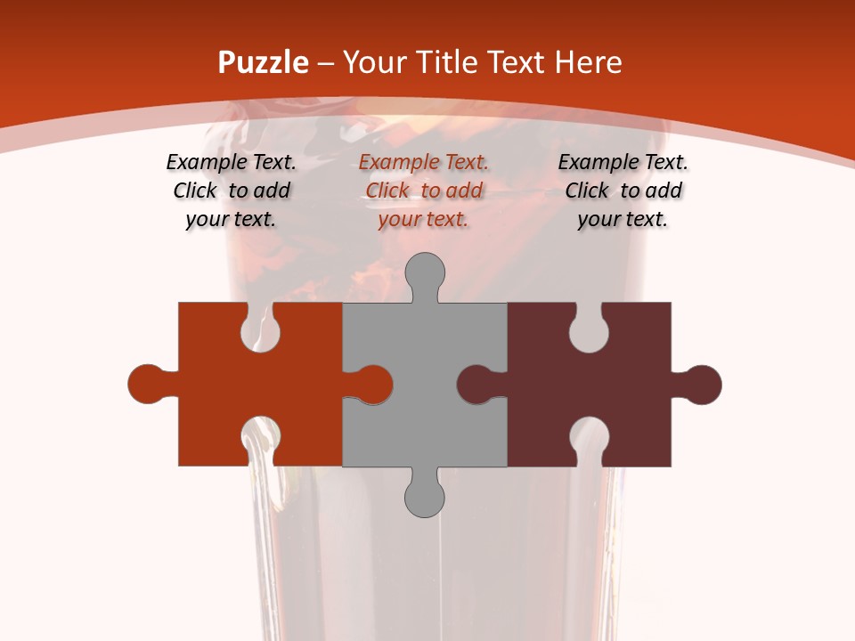 Transparent Spray Reflected PowerPoint Template