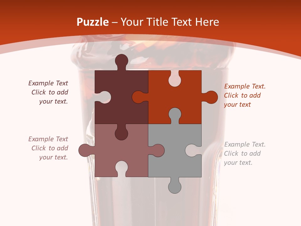 Transparent Spray Reflected PowerPoint Template