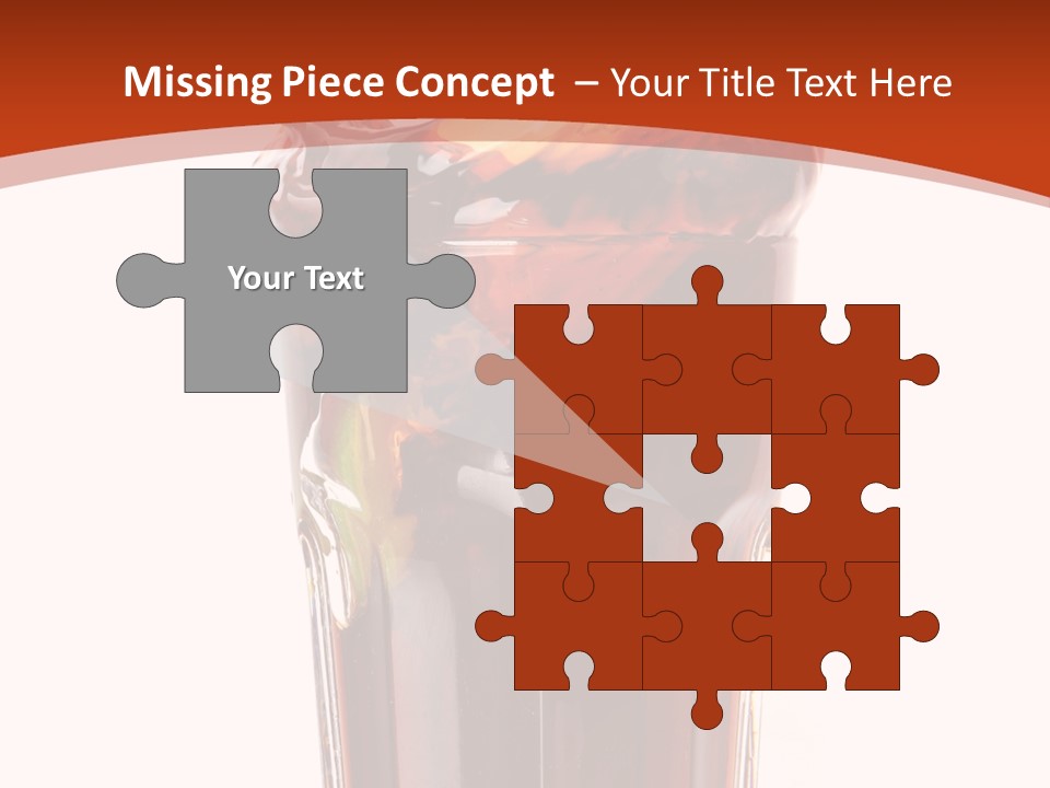 Transparent Spray Reflected PowerPoint Template