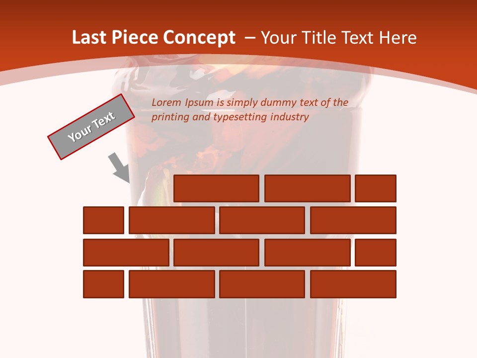 Transparent Spray Reflected PowerPoint Template