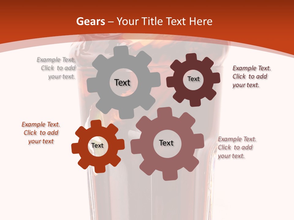 Transparent Spray Reflected PowerPoint Template